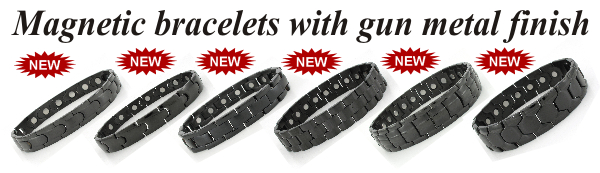 Magnetic Black Bracelets